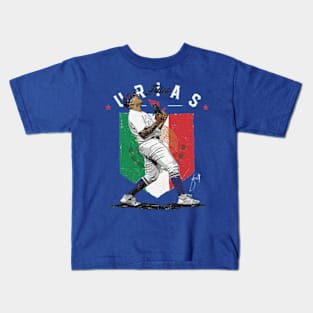 Julio Urias Los Angeles D Mexican Flag Kids T-Shirt